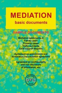 Buchcover: Mediation: basic documents, anhl. mova
