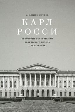 Обложка: Карл Росси. Некоторые особенности творческого метода архитектора