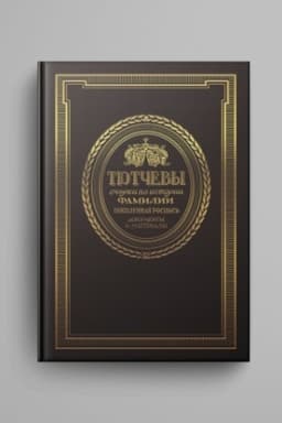 Cover: Tyutchevy. Ocherki po istorii familii. Pokolennaya rospis′. Dokumenty i materialy. — T. 1