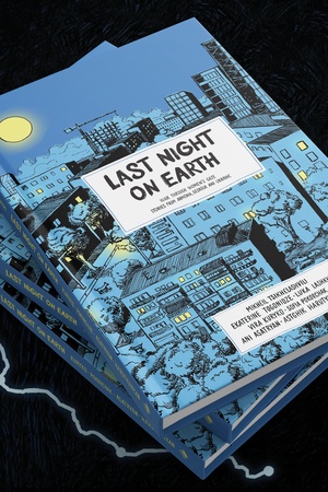 Buchcover: LAST NIGHT ON EARTH. WAR THROUGH WOMEN’S GAZE. STORIES FROM ARMENIA, GEORGIA AND UKRAINE