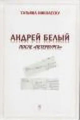 Buchcover: Andrej Belyj posle Peterburga