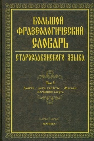Cover: Bol′shoj frazeologicheskij slovar′ staroslavyanskogo yazyka: T.3 / gl. red. S.G. SHulezhkova.
