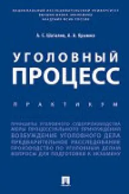 Cover: Ugolovnyj process. Praktikum.