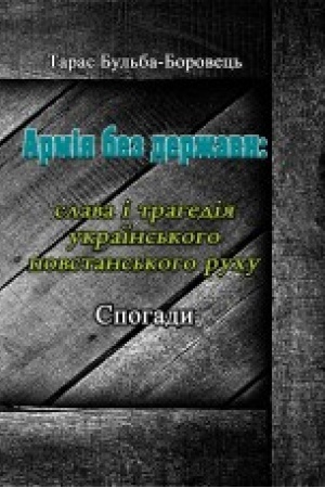 Cover: Armiya bez derzhavy: slava i trahediya ukrayins′koho povstans′koho ruchu. Spohady