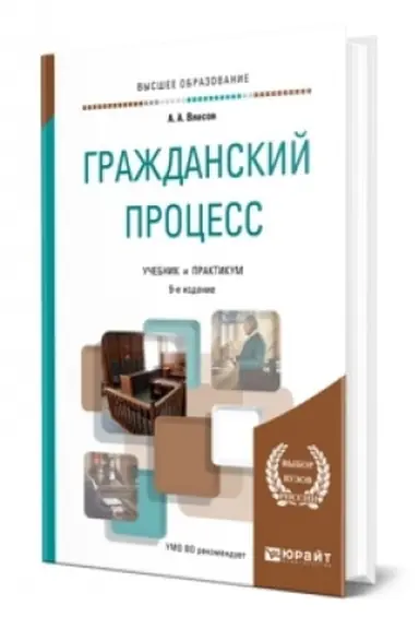 Cover: GRAZHDANSKIJ PROCESS. 9 izdanie, pererabotannoe i dopolnennoe. Uchebnik i praktikum dlya vuzov