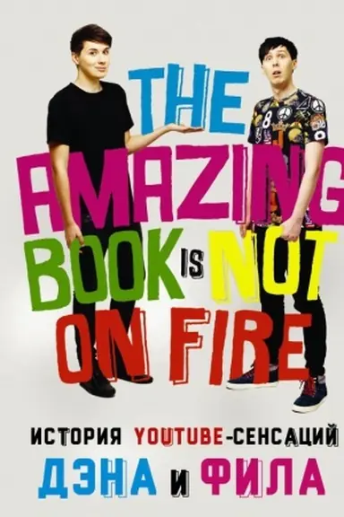 Buchcover: Istorija YouTube-sensacij Dėna i Fila: The Amazing Book Is Not On Fire