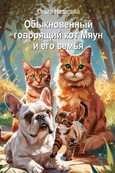 Buchcover: Obyknovennyj govorjačšij kot Mjaun i ego sem′ja