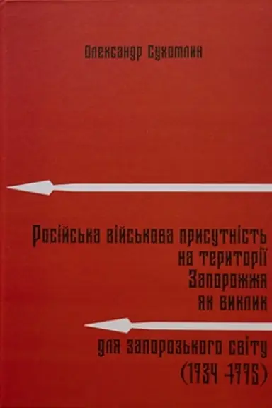 Cover: Rosiys′ka viys′kova prysutnist′ na terytoriyi Zaporozhzhya yak vyklyk dlya zaporoz′koho svitu (1734–1775)