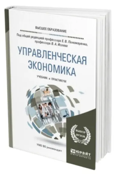 Обложка: УПРАВЛЕНЧЕСКАЯ ЭКОНОМИКА. Учебник и практикум для вузов
