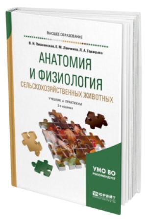 Cover: ANATOMIYA I FIZIOLOGIYA SEL′SKOCHOZYAJSTVENNYCH ZHIVOTNYCH 2-e izd., ispr. i dop. Uchebnik i praktikum dlya vuzov