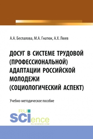 Cover: Dosug v sisteme trudovoj (professional′noj) adaptacii rossijskoj molodezhi (sociologicheskij aspekt). (Bakalavriat). Uchebno-metodicheskoe posobie.