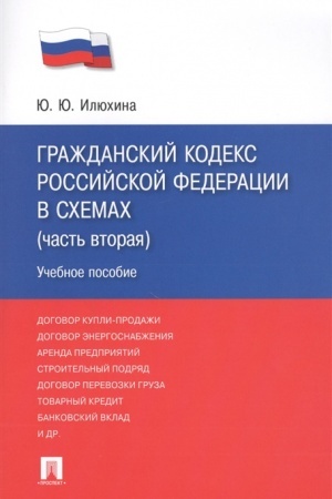 Cover: Grazhdanskij kodeks Rossijskoj Federacii v schemach (chast′ vtoraya). Uchebnoe posobie