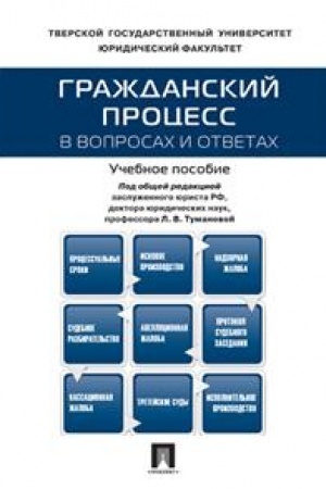 Cover: Grazhdanskij process v voprosach i otvetach.Uch.pos.-M.:Prospekt,2023. /=238502/