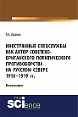 Buchcover: Inostrannye specslužby kak aktor sovetsko-britanskogo političeskogo protivoborstva na Russkom Severe 1918-1919 gg.. Monografija