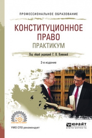 Cover: KONSTITUCIONNOE PRAVO. PRAKTIKUM. 2-e izdanie, ispravlennoe i dopolnennoe. Uchebnoe posobie dlya SPO
