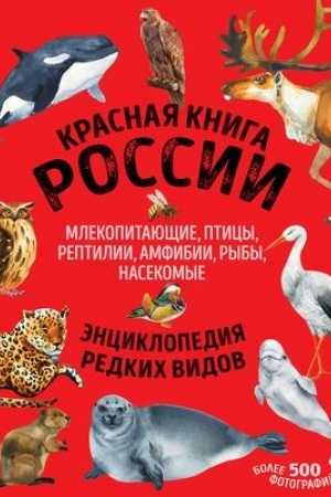 Cover: Krasnaya kniga Rossii. Mlekopitayushhie, pticy, reptilii, amfibii, ryby, nasekomye