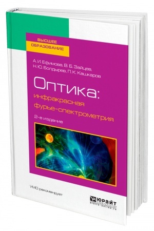 Обложка: ОПТИКА: ИНФРАКРАСНАЯ ФУРЬЕ-СПЕКТРОМЕТРИЯ. 2-е издание, исправленное и дополненное. Учебное пособие для вузов