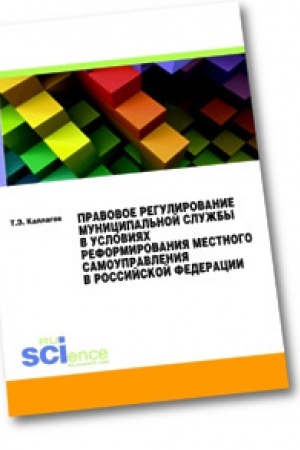 Buchcover: Pravovoe regulirovanie municipal′noj služby v uslovijach reformirovanija mestnogo samoupravlenija v RF. Monografija