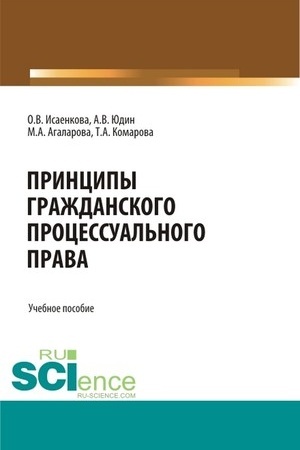 Cover: Principy grazhdanskogo processual′nogo prava. (Aspirantura, Bakalavriat, Magistratura). Uchebnoe posobie.