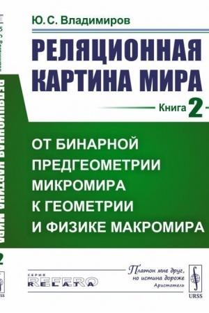Cover: Relyacionnaya kartina mira. Kniga 2. Ot binarnoj predgeometrii mikromira k geometrii i fizike makromira