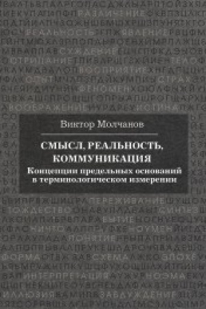 Обложка: Смысл, реальность, коммуникация.Концепции предельных оснований в терминологическом измерении