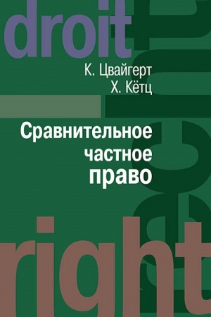 Обложка: Сравнительное частное право