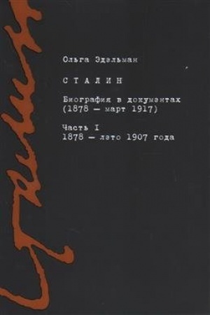 Cover: Stalin. Biografiya v dokumentach (1878 - mart 1917). CHast′ 1. 1878 - leto 1907