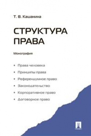 Cover: Struktura prava. Monografiya