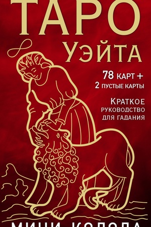 Обложка: Таро Уэйта. Мини-колода (78 карт, 2 пустые и инструкция в коробке)