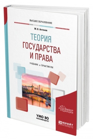 Cover: TEORIYA GOSUDARSTVA I PRAVA. Uchebnik i praktikum dlya vuzov