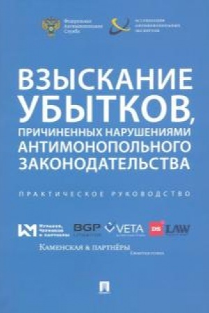 Cover: Vzyskanie ubytkov, prichinennych narusheniyami antimonopol′nogo zakonodatel′stva. Prakticheskoe rukovodstvo